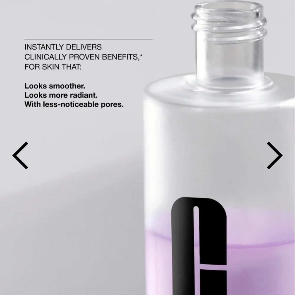 Clinique Clarifying Lotion Step 2 Large Size Bottle Exfoliant Skincare